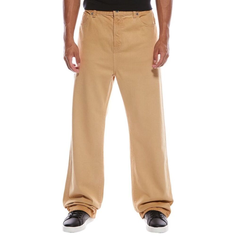 7 For All Mankind Mens  Winter Desert Utility Wide Leg Jean, Brown